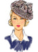 Simplicity sewing pattern 9834 Misses' Hats in Five Styles from Jaycotts Sewing Supplies