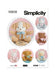 Simplicity sewing pattern 9838 Plush Animals and Blanket by Elaine Hei ...
