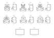 Simplicity sewing pattern 9838 Plush Animals and Blanket by Elaine Hei ...