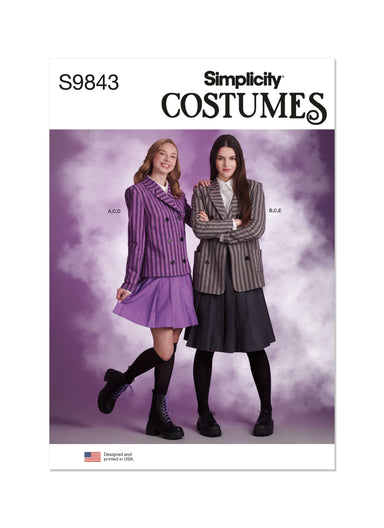 Simplicity sewing pattern 9843 Misses' Costume from Jaycotts Sewing Supplies