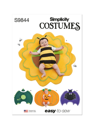 Simplicity sewing pattern 9844 Babies' Costumes from Jaycotts Sewing Supplies
