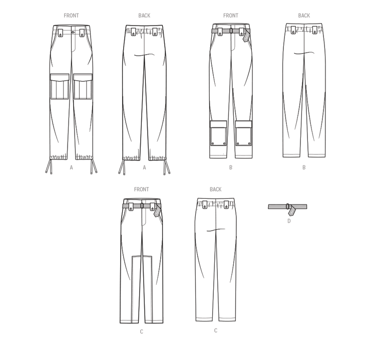 Simplicity Sewing Pattern 9852 Misses' Trousers from Jaycotts Sewing Supplies