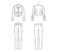 Simplicity Sewing Pattern 9855 Women's shirt and trousers from Jaycotts Sewing Supplies