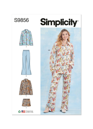 Simplicity Sewing Pattern 9856 Misses' Sleepwear from Jaycotts Sewing Supplies
