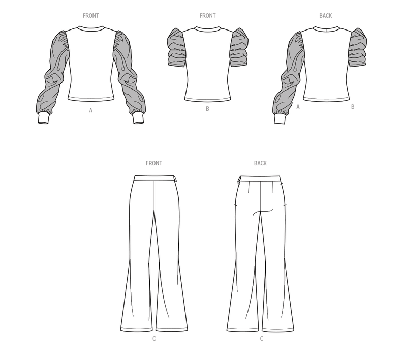 Simplicity Sewing Pattern 9863 Girls' Top and Pants — jaycotts.co.uk ...