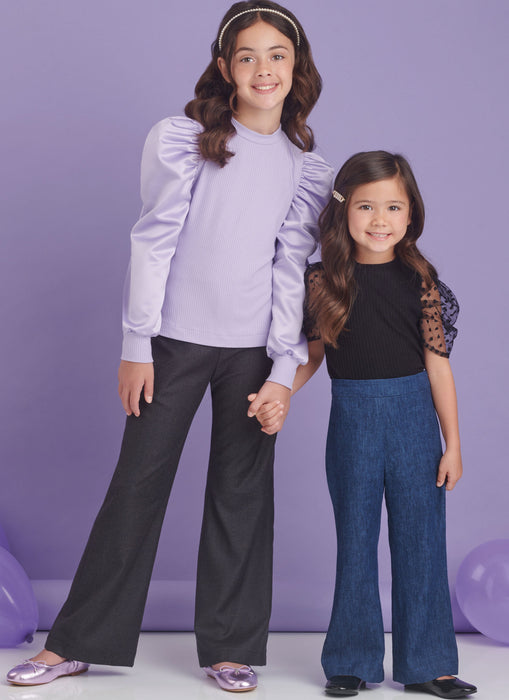 Simplicity Sewing Pattern 9863 Girls' Top and Pants from Jaycotts Sewing Supplies