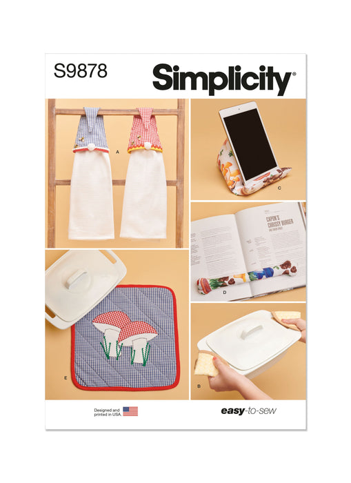 Simplicity Sewing Pattern 9878 Kitchen Accessories from Jaycotts Sewing Supplies