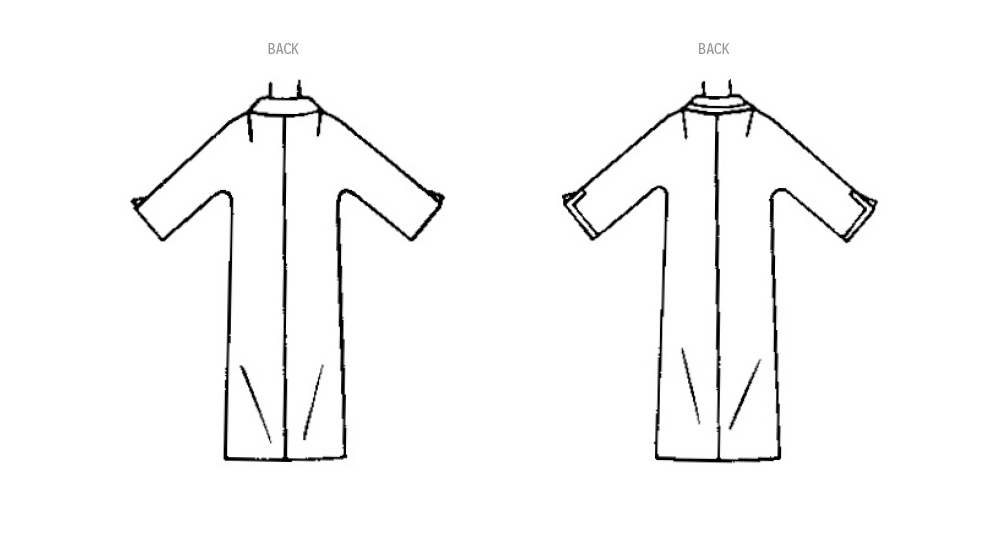 Misses' Reversible Coat Simplicity Sewing Pattern number 9883