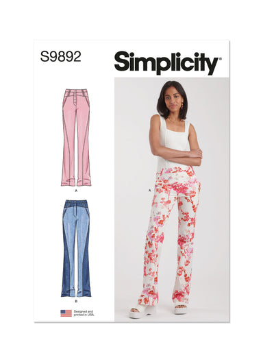 Simplicity Sewing Pattern 9892 Misses' Jeans from Jaycotts Sewing Supplies