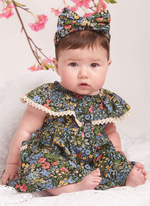 Simplicity Sewing Pattern 9898 Babies' Dress, Panty and Headband from Jaycotts Sewing Supplies