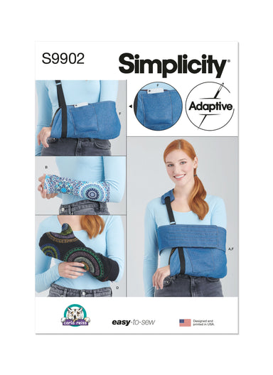 Simplicity Sewing Pattern 9902 Wrap, Sleeves and Mitt and Sling from Jaycotts Sewing Supplies