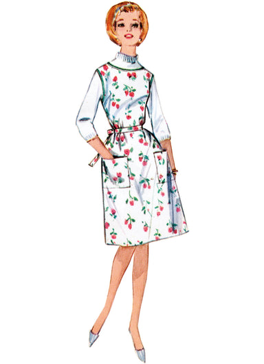 Simplicity Sewing Pattern 9906 Misses' 1960's Apron in Two Lengths from Jaycotts Sewing Supplies