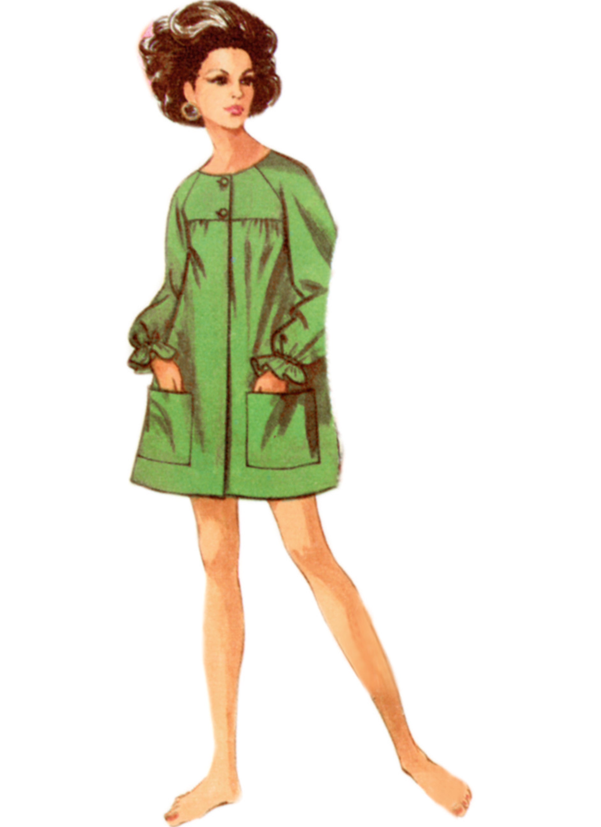 Simplicity Sewing Pattern 9914 for 1960's Beach Cover-Up and Robe from Jaycotts Sewing Supplies