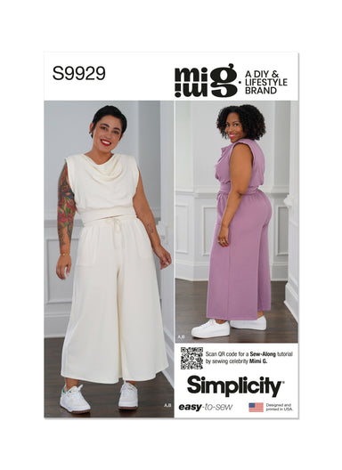 Simplicity Sewing Pattern 9929 Misses' and Women's Lounge Set by Mimi G Style from Jaycotts Sewing Supplies