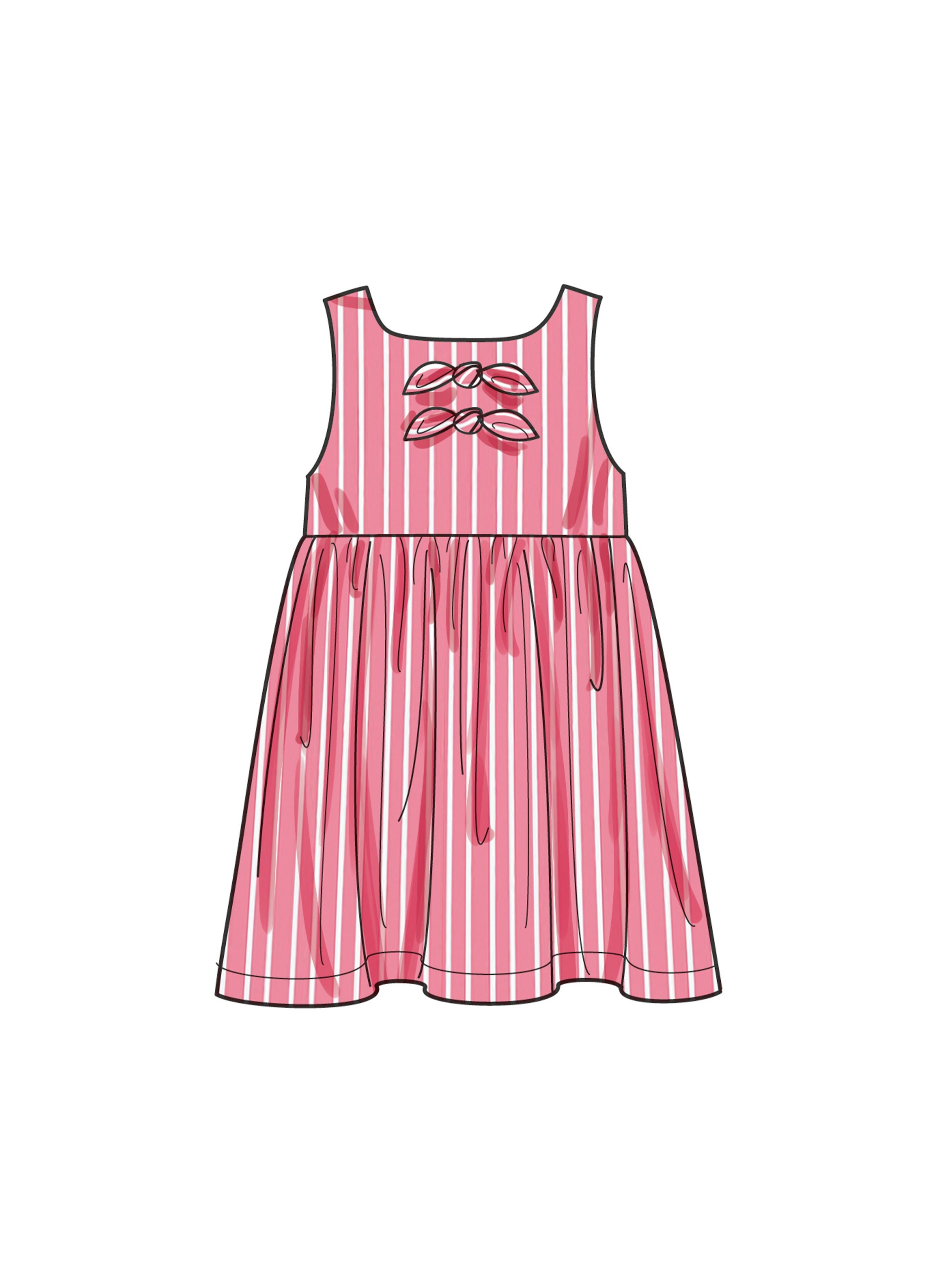 Simplicity Sewing Pattern 9932 Toddlers' Dress, Top and Pants from Jaycotts Sewing Supplies
