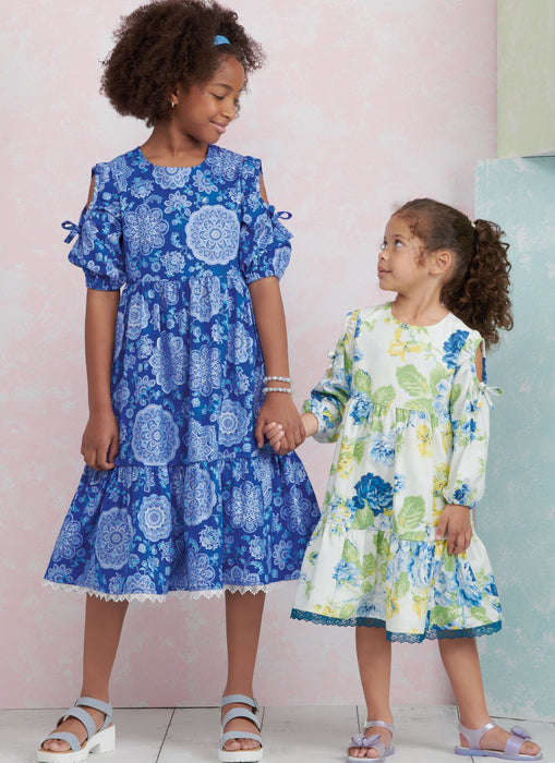 Simplicity Sewing Pattern 9933 Children's and Girls' Dress with Sleeve Variations from Jaycotts Sewing Supplies