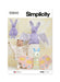 Simplicity Sewing Pattern 9940 Plush Bat, Moth and Flying Squirrel from Jaycotts Sewing Supplies