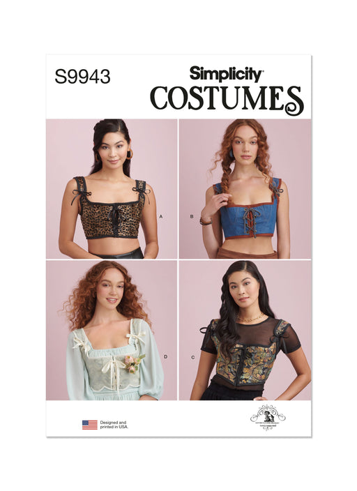 Simplicity Sewing Pattern 9943 Misses' Corset Costumes from Jaycotts Sewing Supplies