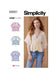 Simplicity Sewing Pattern 9951 Flowy Tops from Jaycotts Sewing Supplies