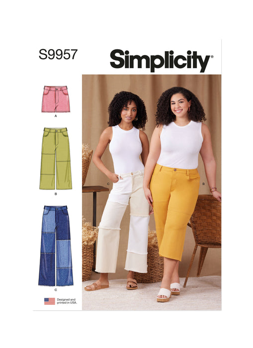 Simplicity Sewing Pattern 9957 Women's Shorts and Pants from Jaycotts Sewing Supplies