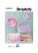 Simplicity Sewing Pattern 9968 Bags and Charm by Carla Reiss Design from Jaycotts Sewing Supplies
