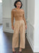 Simplicity pattern S3167 Off The Shoulder Knit Top and Woven Trousers by Mimi G Style from Jaycotts Sewing Supplies