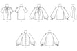 Simplicity Sewing Pattern 3195 Misses' Blouse with Detachable Tie and Sleeve Variations from Jaycotts Sewing Supplies