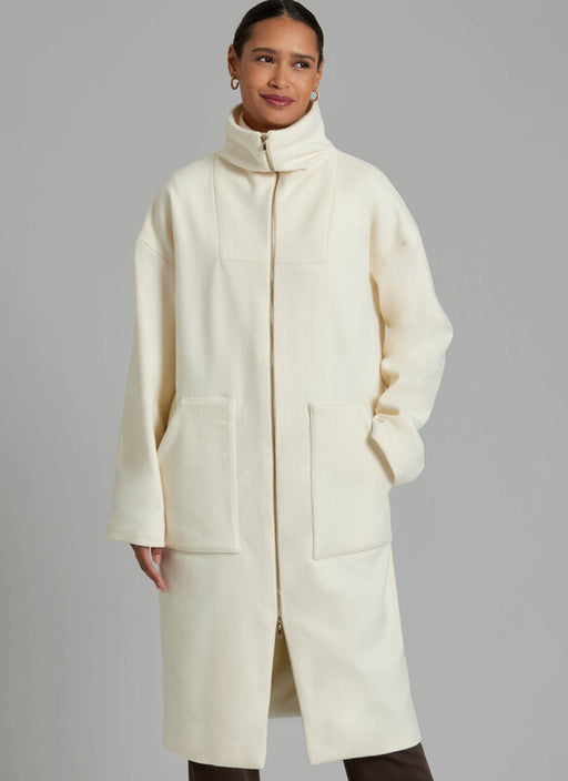 Simplicity Sewing Pattern 3196 Misses' High Collar Coat in Three Lengths from Jaycotts Sewing Supplies