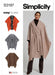 Simplicity Sewing Pattern 3197 Misses' Capes and Tie Belt from Jaycotts Sewing Supplies