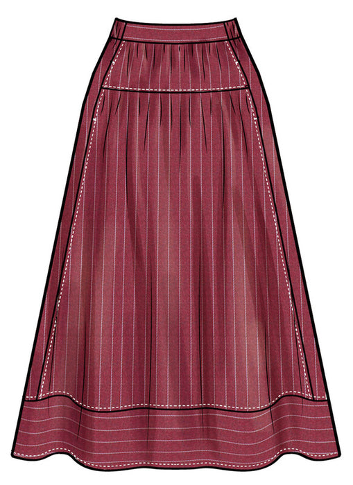 Simplicity Sewing Pattern 3198 Misses' Gathered Skirt in Two Lengths from Jaycotts Sewing Supplies