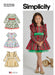 Simplicity Sewing Pattern 3209 Children's Dress with Sleeve Variations from Jaycotts Sewing Supplies