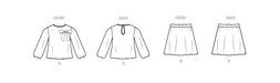 Simplicity Sewing Pattern 3210 Children's and Girls' Two-Piece Dress from Jaycotts Sewing Supplies