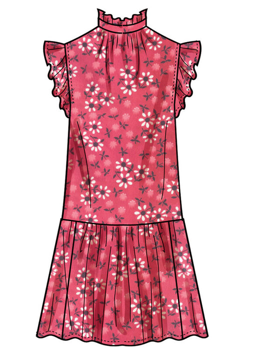 Simplicity Sewing Pattern 3211 Girls' Dress with Sleeve Variations from Jaycotts Sewing Supplies