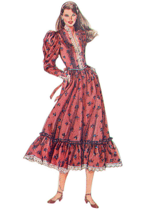 Simplicity Sewing Pattern 3215 Misses' and Miss Petite Fitted Dress in Two Lengths by Gunne Sax by Jessica McClintock from Jaycotts Sewing Supplies