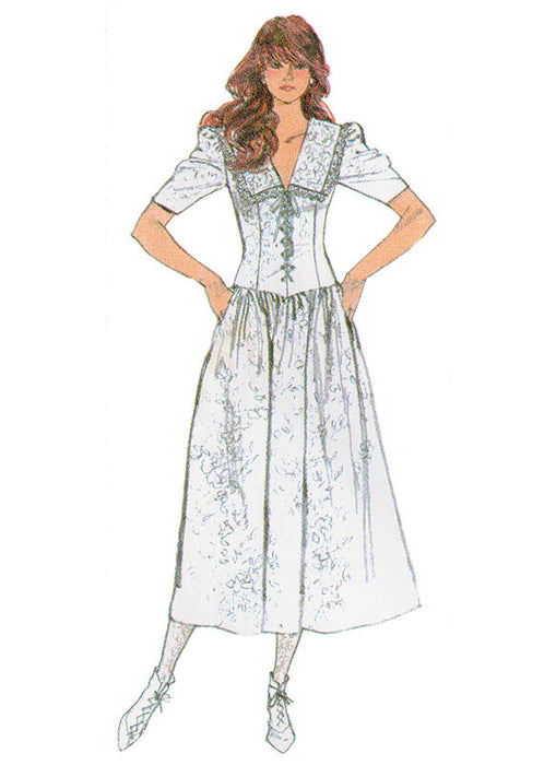 Simplicity Sewing Pattern 3216 Misses' and Miss Petite Dress with Fitted Bodice by Gunne Sax by Jessica McClintock from Jaycotts Sewing Supplies