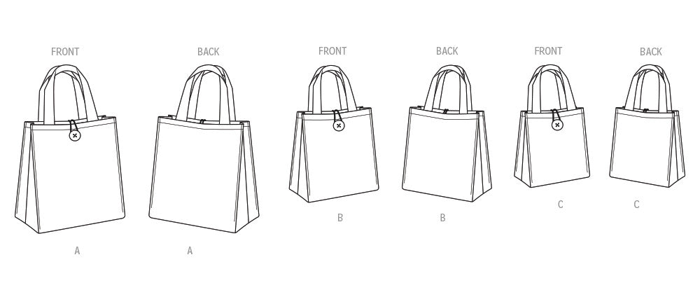 Simplicity Sewing Pattern 3217 Learn to Sew Totes in Three Sizes from Jaycotts Sewing Supplies