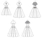 Simplicity Sewing Pattern 3231 Misses' Drop Waist Dress in Two Lengths from Jaycotts Sewing Supplies