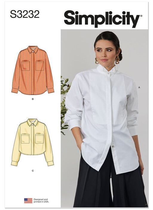 Simplicity Sewing Pattern 3232 Misses' Oversized Shirt from Jaycotts Sewing Supplies