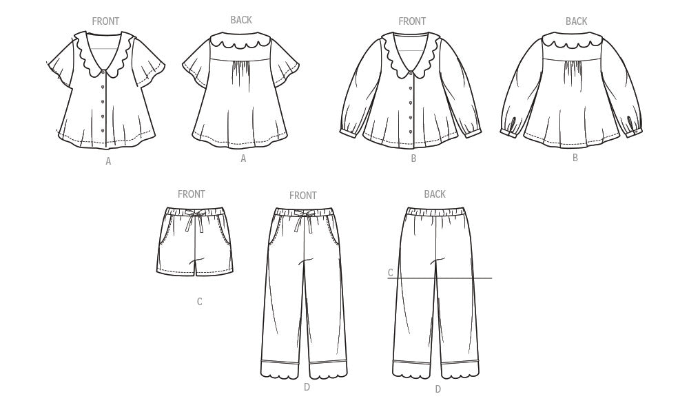 Simplicity Sewing Pattern 3240 Misses' Sleep Set from Jaycotts Sewing Supplies