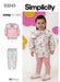 Simplicity Sewing Pattern 3243 Toddler's Knit Tops and Leggings from Jaycotts Sewing Supplies
