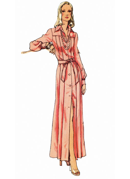 Simplicity Sewing Pattern 3254 1970's Shirtdress in Two Lengths from Jaycotts Sewing Supplies