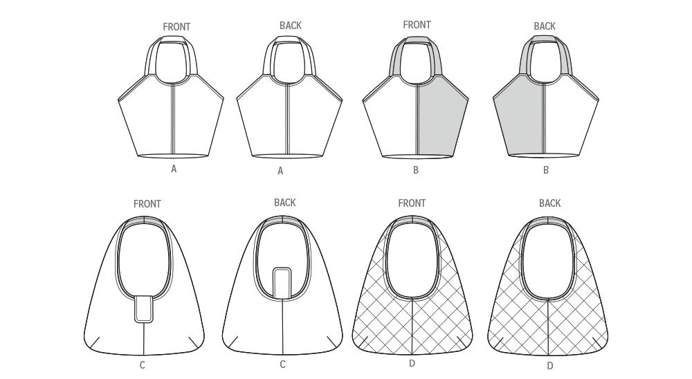 Simplicity Sewing Pattern 3255 Slouchy Oversized Totes from Jaycotts Sewing Supplies