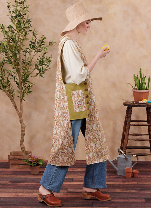 Simplicity Sewing Pattern 3258 Misses' Reversible Cobbler Apron and Hat in Three Sizes S, M and L from Jaycotts Sewing Supplies