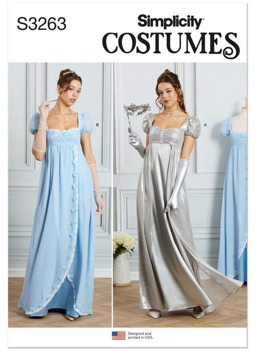 Simplicity Sewing Pattern 3263 Misses' Regency Ball Gowns from Jaycotts Sewing Supplies