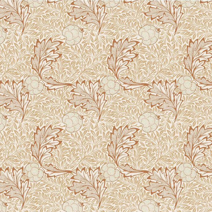 William Morris Sweet Symphony Organic Cotton Fabric, Apple from Jaycotts Sewing Supplies