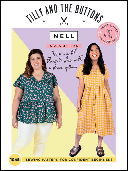Tilly and The Buttons Nell Blouse and Dress Pattern from Jaycotts Sewing Supplies