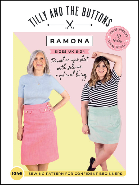 Tilly and The Buttons Ramona Skirt Pattern from Jaycotts Sewing Supplies