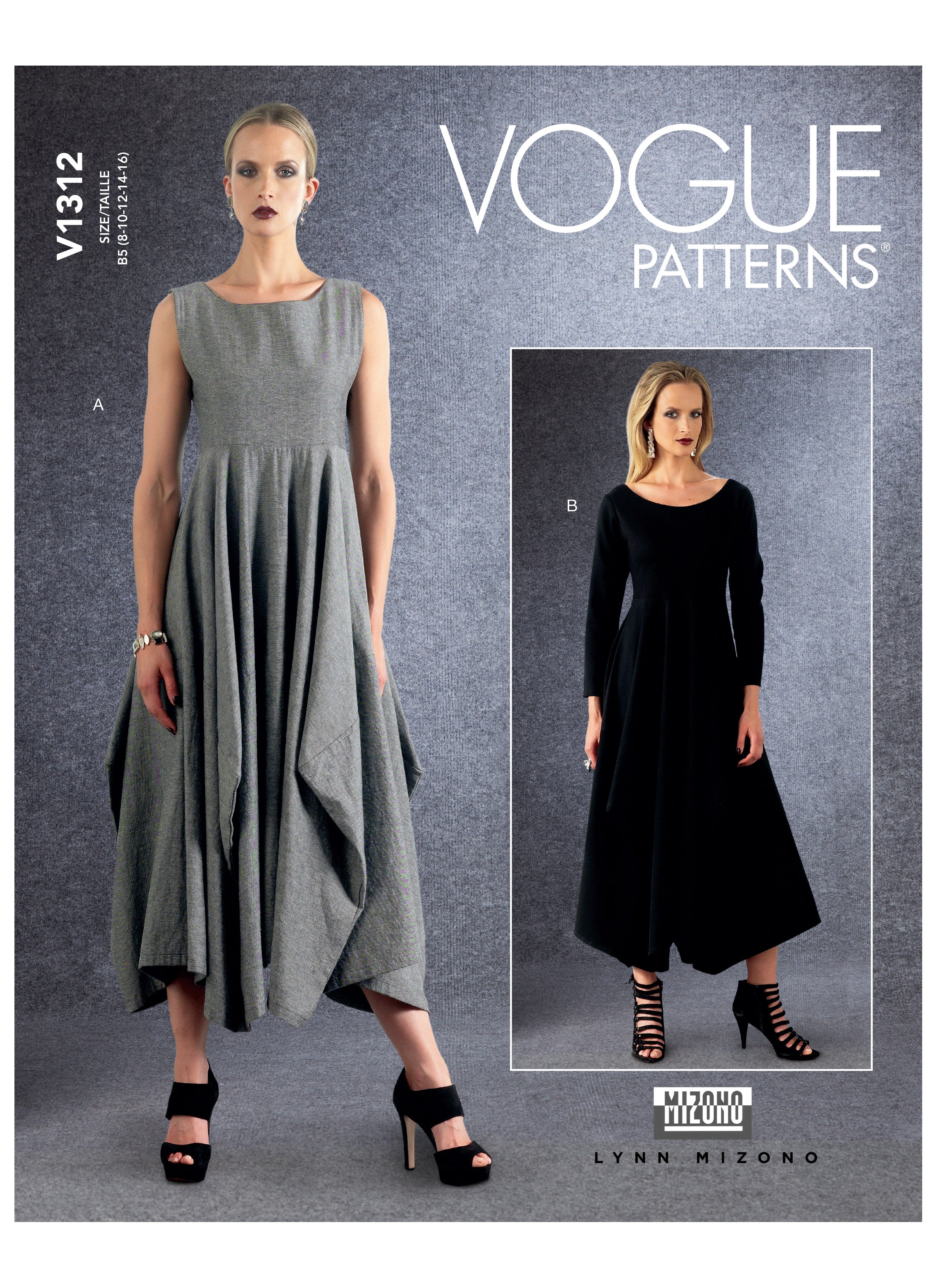Vogue Pattern 1312 Misses' Dress | Easy from Jaycotts Sewing Supplies