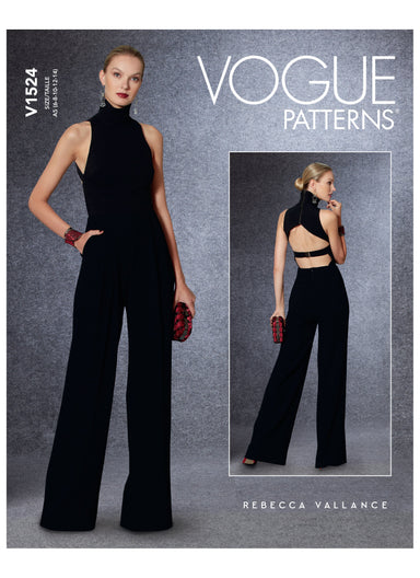 Vogue Pattern 1524 MISSES' JUMPSUIT from Jaycotts Sewing Supplies