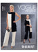 Vogue Pattern 1581 MISSES' TUNIC AND PANTS from Jaycotts Sewing Supplies